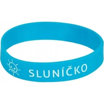 Láhev R&B Mědílek s.r.o. NÁRAMEK NA ZDRAVOU LAHEV - SLUNÍČKO - VARIANTY: zelená, modrá ZDRAVÁ LAHEV Barva: Modrá