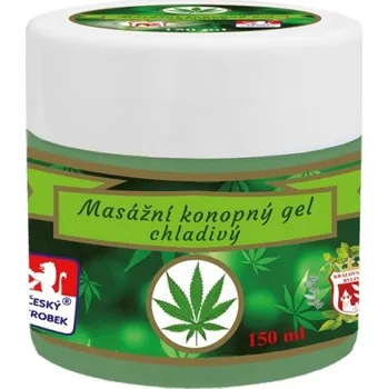 Masážní přípravek Království Bylin - Putorius Cannabis Konopný gel chladivý 150 ml PUTORIUS