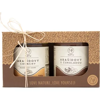 Dárkový set arašídových másel NATU