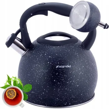 Varná konvice Tradiční ocelová Konvice Kamille 3 l černá