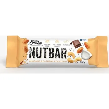 NUTBAR Low carb oříšková tyčinka CHIA SHAKE