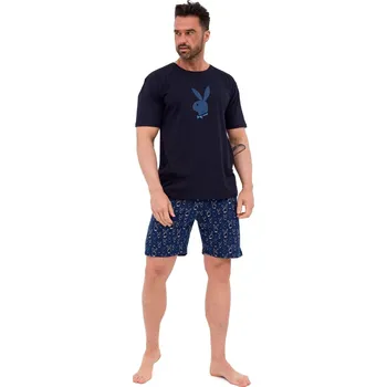 Pánské pyžamo Pánské pyžamo 326/190 Rabbit plus - CORNETTE tmavě modrá 3XL
