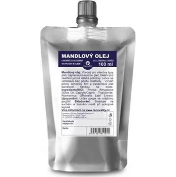 Kosmetika MANDLOVÝ za studena lisovaný olej 100ml - náhradní balení RENOVALITY