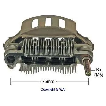 Karburátor Usměrňovač, generátor WAI IMR7579
