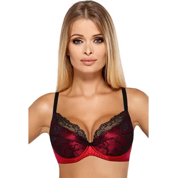 Podprsenka PariPari Catherine IV barva:červeno-černá 70D