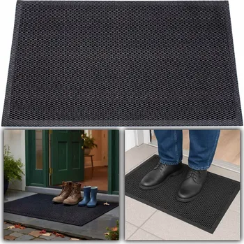 Rohožka VENKOVNÍ 3D ROHOŽKA PŘED DVEŘE NA BOTY 60X90 CM, PROTISKLUZOVÁ