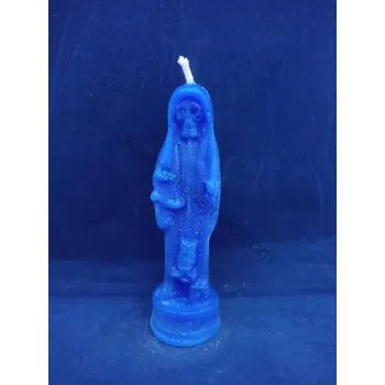 Svíčka Svíčka figurální Santisima Muerte modrá