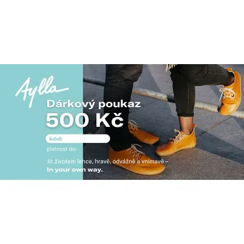 Dárková krabička Aylla Dárkový poukaz 500 Kč Částka: Elektronický poukaz 500,-
