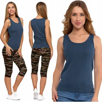 Moraj dámské tílko modré boxer střih velikost L