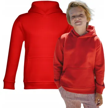 Chlapecká mikina Dětská bavlna dětská mikina TH Clothes červená, velikost 116