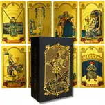 Tarotové karty XJ5880 zlaté 78 ks