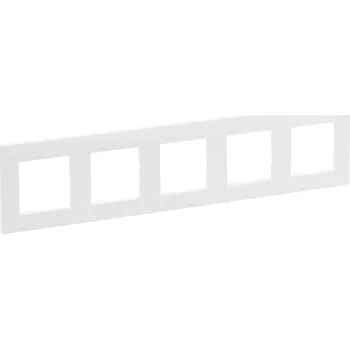 vypínač RÁMEČEK PĚTINÁSOBNÝ BÍLÝ LEGRAND 863195 NILOE STEP