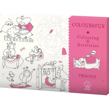 Umění Teczka kreatywna COLOUR&FUN Princesses Kolektivní práce