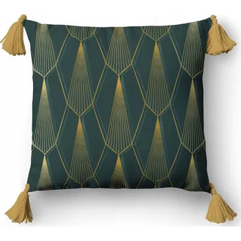 Povlak na polštářek Dekorační povlak na polštář 45x45 cm Detexpol Lahvově Zeleň