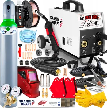 Svářečka INVERTOROVÁ SVÁŘEČKA SKANDI KRAFT ISIMPLE MIG 210 CART 230V 200A
