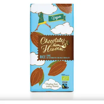 Cukrovinka Rýžová VEGAN čokoláda 44% BIO 100 g CHOCOLATES FROM HEAVEN