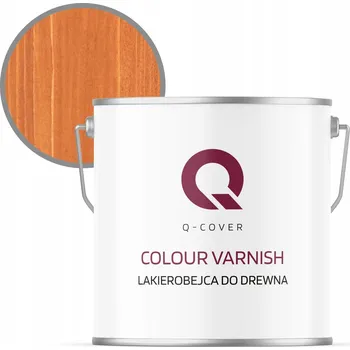 barva a nátěr na dřevo Lazurovací lak Q-COVER 5 l hnědá satén