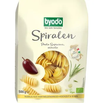 Příloha 12 x Byodo Bio Vřetena z tvrdé pšenice, 500g