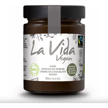 HOŘKÁ ČOKOLÁDOVÁ POMAZÁNKA BIO 270 g LA VIDA VEGAN - BRINKERS