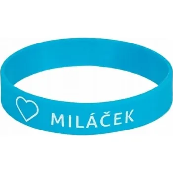 Láhev R&B Mědílek s.r.o. NÁRAMEK NA ZDRAVOU LAHEV - MILÁČEK - VARIANTY: zelená, modrá ZDRAVÁ LAHEV Barva: Modrá