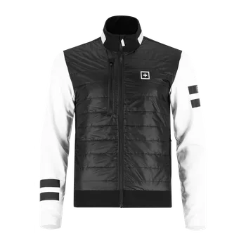 Pánský svetr ONEMORE 471 - ULTRALIGHT ECO-PADDED TECH SWEATER MAN BLACK/WHITE/BLACK Velikost: XL