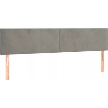 VidaXL Čela postele, ks , světle šedá