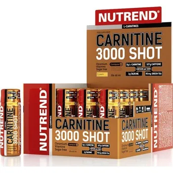 Přírodní produkt Carnitine 3000 Shot 20x60ml jahoda NUTREND