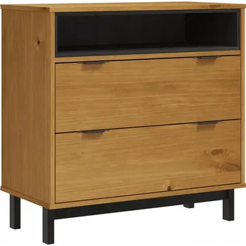 Komoda Komoda VidaXL 80 x 40 x 80 cm, odstíny hnědé