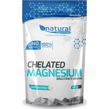 Přírodní produkt Magnesium Chelated - magnézium chelát v prášku 100 g, 400 g NATURAL NUTRITION PŘÍCHUŤ: 400 g