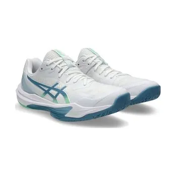 Pánská sálová obuv Asics Sky elite FF 3 Sálová obuv WHITE / SABA BLUE, UK 9,5, EU 44,5, US 10,5, 28,25 cm