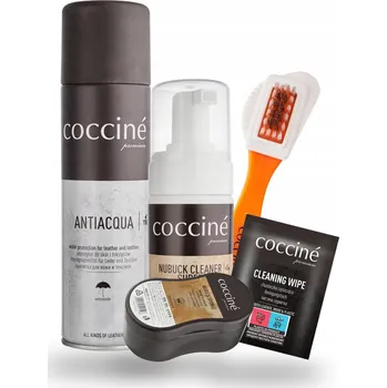 Přípravek pro údržbu obuvi Pro Čištění, Impregnaci a Ochranu Bot Z Semiše a Nubuku Coccine Sada 5 v 1