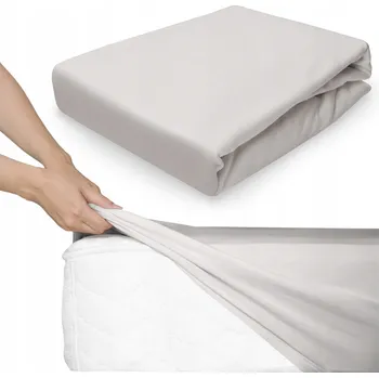 Prostěradlo Tradiční BAVLNĚNÉ prostěradlo s gumou SATÉN MĚKKÉ 200x220