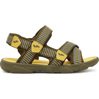 Chlapecká obuv Chlapecké textilní sandále JOMA JR 2523, khaki-žlutá Velikost: 35