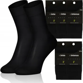 Intenso Ponožky 1061_5PAR_CZARNE černé, velikost 41-43