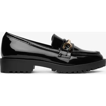 Dámské mokasíny Deezee Dámské mokasíny nízké černé silná podrážka velikost 40