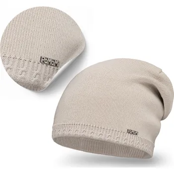Čepice PaMaMi zimní čepice beanie bílá, univerzální velikost