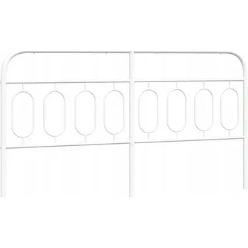 Kovové čelo, bílé, 160 cm