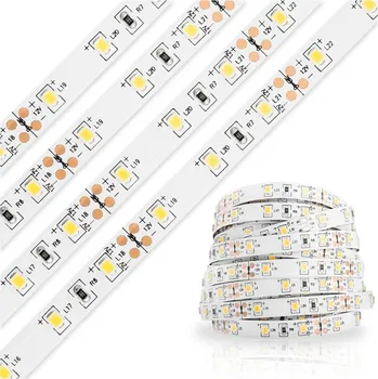 LED páska LED pásek LED Pásek 12V 48W 600LED 2835 Teplá 8mm 5m ECOLIGHT