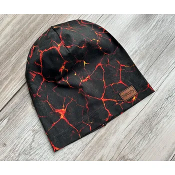 Kojenecká čepice Natuty Čepička homeless - Láva Velikost: 46-48