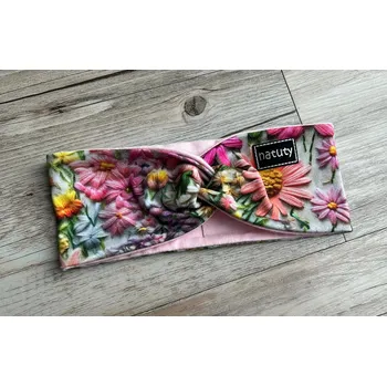 Čelenka Natuty Čelenka křížená - Kytičky výšivka Velikost: 46-48