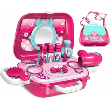kreativní sada KUFŘÍK PRO KOSMETIKU NA LÍČENÍ NEHTŮ PRO DĚTI
