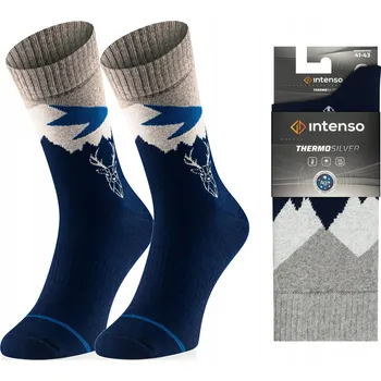 Pánské ponožky Ponožky Intenso 0747_C02 modré, velikost 41-43