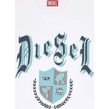 Pánská mikina Diesel pánská mikina s potiskem Diesel bílá 3492952