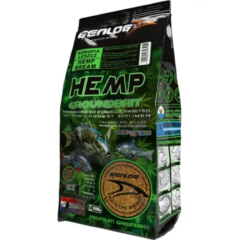 Návnadová surovina KRMNÁ SMĚS HEMP - Hemp Roach / Konopí Plotice 1kg