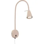 BRILONER Tusa Bett lampa na čtení - 4,7W, 400lm, LED, vypínač, nastavitelná, béžová 2082011