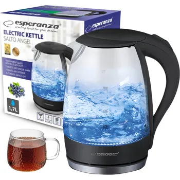 Rychlovarná konvice Rychlovarná konvice Esperanza ANGELO 2000 W 1,7 l černá