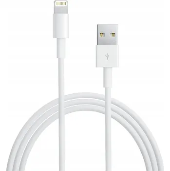 Datový kabel Kabel Apple USB - Apple Lightning 1 m bílý