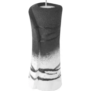 Svíčka Dekorační svíčka válec Betana 18 - černá