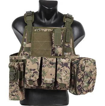 Imperator Tactical Taktická vojenská vesta KINGRIN M4 600D - Digital Woodland