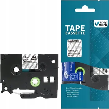 Pásek do tiskárny Laminovaná páska Specmark pro Brother TZe-M35 12mm bílá